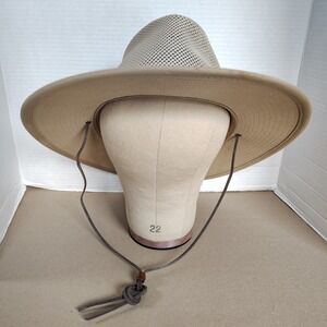 Henschel Aussie Packable Breezer® Safari Sun Hat Large In Khaki Outdoor Travel